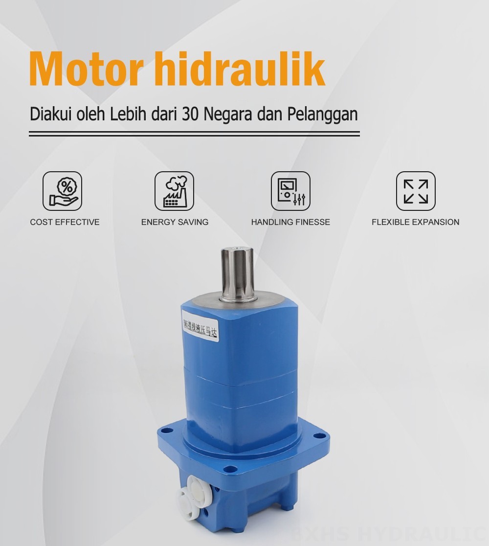 Motor Hidraulik Cycloid BM5 80 cc/r 75 Lpm Motor Hidrolik